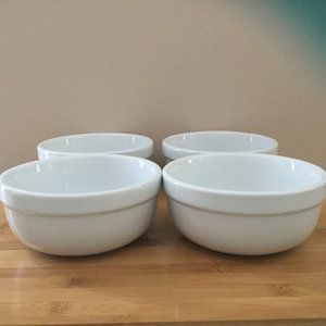 4 Williams Sonoma Cereal Soup Heavy Duty Bowls